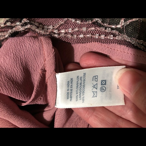 Size12/10 Dusty pink Gatsby vibe skirt set by French Connection - Picture 14 of 14